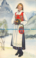 R164454 Norge. Romsdal Drakt. National Costume. Mittet And Co - Monde