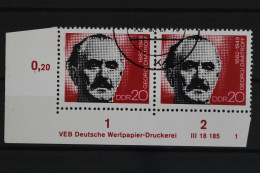 DDR, MiNr. 1784, Waag. Paar, Ecke Li. Unten, DV 1, Gestempelt - Used Stamps