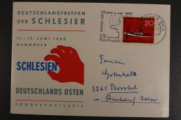 Hannover, Deutschlandtreffen Der Schlesier, 11.-13. Juni 1965 - Autres & Non Classés