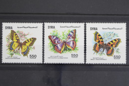 Syrien, Schmetterlinge, MiNr. 1821-1823, Postfrisch - Syrië
