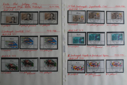 Berlin, Jahrgang 1986, MiNr. 750-769, Nur Eckränder, Postfrisch + Gestempelt - Unused Stamps