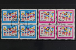 DDR, MiNr. 1432-1433, Viererblöcke, Gestempelt - Used Stamps