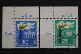 DDR, MiNr. 1375-1376, Ecken Links Oben, Gestempelt - Used Stamps