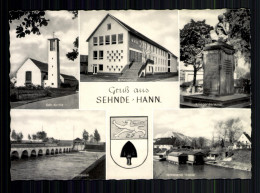 Sehnde, Kirche, Schule, Kriegerdenkmal, Schleuse, Mittelland Kanal, Wappen - Autres & Non Classés