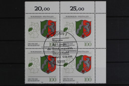 Deutschland (BRD), MiNr. 1663, 4er Block, Ecke Rechts Oben, ESST - Sonstige & Ohne Zuordnung