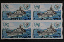 Wallis U. Futuna, Schiffe, MiNr. 562, Viererblock, Postfrisch - Sonstige & Ohne Zuordnung