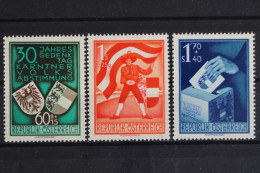 Österreich, MiNr. 952-954, Postfrisch - Unused Stamps