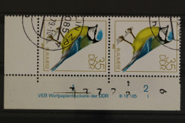DDR, MiNr. 2392, Paar, Ecke Re. Unten, DV I, Gestempelt - Used Stamps