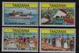 Tansania, Schiffe, MiNr. 2661-2664, Postfrisch - Tanzania (1964-...)