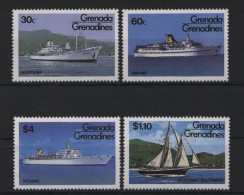 Grenada-Grenadinen, Schiffe, MiNr. 611-614, Postfrisch - Grenade (1974-...)