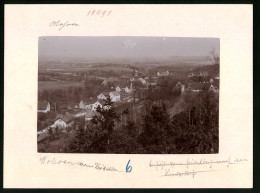 Fotografie Brück & Sohn Meissen, Ansicht Mohorn I. Sa., Blick Auf Die Wohnhäuser Im Ort Vom Heidelberg  - Orte