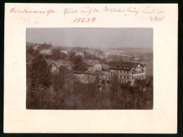 Fotografie Brück & Sohn Meissen, Ansicht Niederwartha, Blick Auf Das Hotel Wilhelmsburg Im Elbtal  - Orte