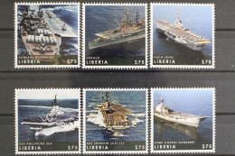 Liberia, Schiffe, MiNr. 6160-6166, Postfrisch - Liberia