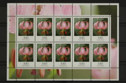 Deutschland, MiNr. 3118, Kleinbogen, Türkenbund, Postfrisch - Unused Stamps