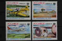 Mocambique, Flugzeuge, MiNr. 1317-1320, Postfrisch - Mozambique