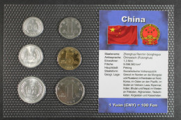 China, BTN-Kursmünzensatz Verschiedene JG, 6 Münzen - Sonstige – Ozeanien