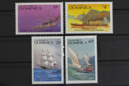 Dominica, Schiffe, MiNr. 1051, 1053, 1056, 1060, Postfrisch - Dominique (1978-...)