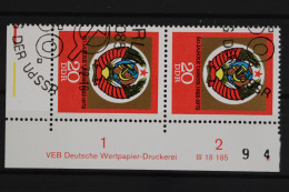 DDR, MiNr. 1813, Paar, Ecke Re. Unten, DV II, ESST - Sonstige & Ohne Zuordnung