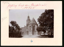 Fotografie Brück & Sohn Meissen, Ansicht Frohburg, Partie An Der Kirche, Vom Pfarrhaus Aus Gesehen  - Places