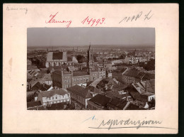 Fotografie Brück & Sohn Meissen, Ansicht Kamenz I. Sa., Blick über Die Dächer Der Stadt Zum Rathaus  - Places