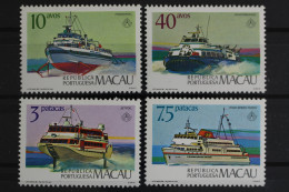 Macau, Schiffe, MiNr. 558-561, Postfrisch - Andere & Zonder Classificatie