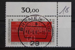 Deutschland (BRD), MiNr. 1107, Ecke Rechts Oben, Gestempelt - Used Stamps