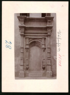 Fotografie Brück & Sohn Meissen, Ansicht Weissenfels A. Saale, Blick Auf Das Portal  - Lieux
