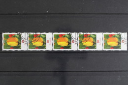 Deutschland (BRD), MiNr. 2484, 5er Streifen, ZN 235, Gestempelt - Roulettes
