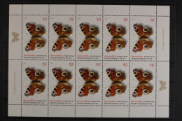 Deutschland, Schmetterlinge, MiNr. 2502, Kleinbogen, Postfrisch - Neufs