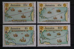 Jamaika, Schiffe, MiNr. 752-755 A, Postfrisch - Grenada (1974-...)
