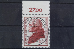 Deutschland (BRD), MiNr. 806, Oberrand, Zentr. Stempel, Gestempelt - Oblitérés