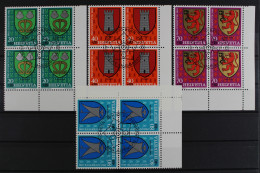 Schweiz, MiNr. 1210-1213, Viererblock, Ecke Rechts Unten, ESST - Unused Stamps