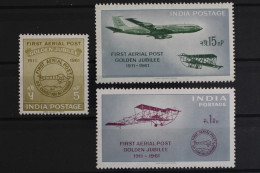 Indien, Flugzeuge, MiNr. 320-322, Postfrisch - Sonstige & Ohne Zuordnung