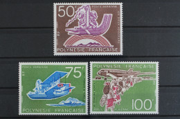Franz. Polynesien, Flugzeuge, MiNr. 192-194, Postfrisch - Andere & Zonder Classificatie
