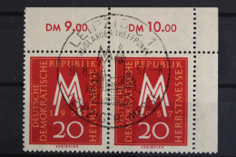 DDR, MiNr. 596, Waagerechtes Paar, Ecke Rechts Oben, Gestempelt - Used Stamps