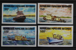 Kongo-Brazzaville, Schiffe, MiNr. 967-970 B, Postfrisch - Sonstige & Ohne Zuordnung