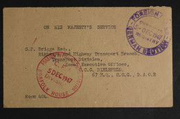 Britische Armee 1947, Int. Beleg Aus Dem Jahr 1947 Nach Bielefeld - Sonstige & Ohne Zuordnung