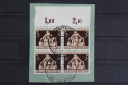 Deutsches Reich, MiNr. 617, 4er Block, Oberrand, Briefstück - Autres & Non Classés