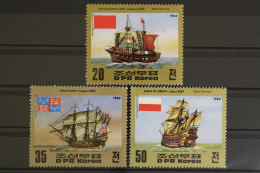 Korea - Nord, Schiffe, MiNr. 2363-2365, Postfrisch - Korea, North