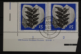 DDR, MiNr. 1823, Waag. Paar, Ecke Li. Unten, DV I, Gestempelt - Used Stamps