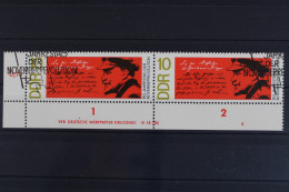 DDR, MiNr. 1417, Waag. Paar, Ecke Li. Unten, DV 4, Gestempelt - Used Stamps