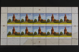 Deutschland, MiNr. 3089, Kleinbogen, Leuchtürme, Postfrisch - Unused Stamps