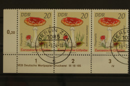 DDR, MiNr. 1936, Dreierstreifen, Ecke Li. Unten, DV IV, Gestempelt - Used Stamps