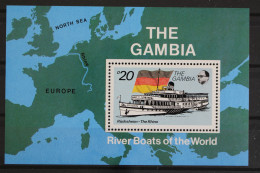 Gambia, Schiffe, MiNr. Block 155, Postfrisch - Gambie (1965-...)