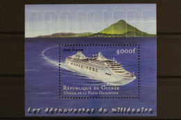 Guinea, Schiffe, MiNr. Block 717, Postfrisch - Guinée (1958-...)