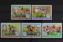 Niger, MiNr. 639-643, Fußball WM 1978, Postfrisch - Niger (1960-...)