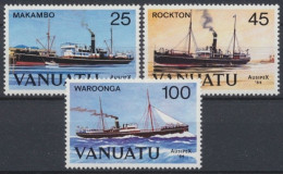 Vanuatu, MiNr. 683-685, Schiffe, Postfrisch - Vanuatu (1980-...)
