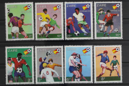 Kongo Zaire, MiNr. 722-729, Fußball WM 1982, Postfrisch - Sonstige & Ohne Zuordnung