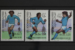 Somalia, MiNr. 315-317, Fußball WM 1982, Postfrisch - Somalie (1960-...)