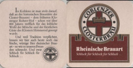 5005815 Bierdeckel Quadratisch - Coblenzer Closterbräu - Sous-bocks